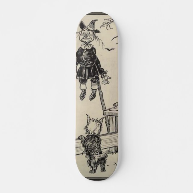 Skateboard Dorthy, épouvantail et Toto (Devant)