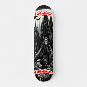 Skateboard Dracula gothique inimique