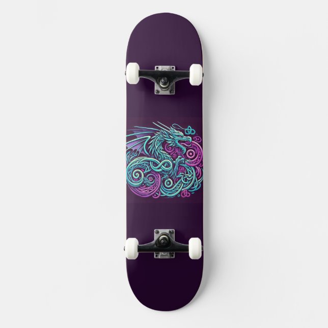 Skateboard Dragon celtique (Recto)
