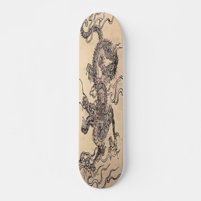 Skateboard Dragon chinois (Devant)