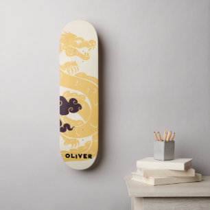 Skateboard Dragon chinois personnalisé