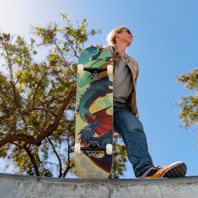 Skateboard Dragon contre Pégase  (Extérieur 1)