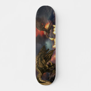 Skateboard Dragon de respiration incendie Volcano Lava