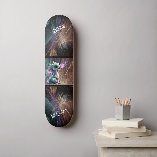 Skateboard Dragon et donjon (Art mural)