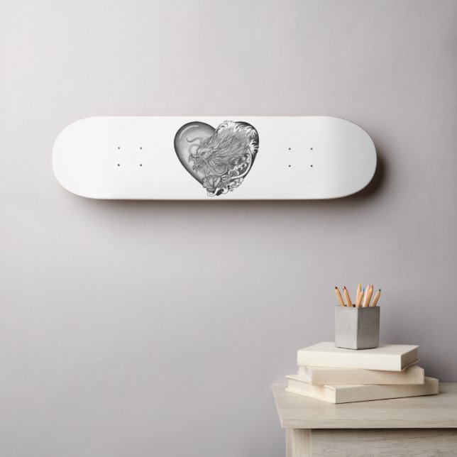 Skateboard Dragon Heart (Art mural (Horz))