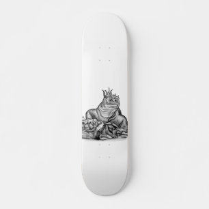 Skateboard Dragon sur le rocher
