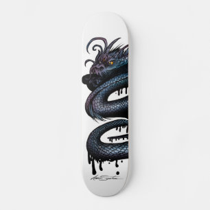 Skateboard Dragon Swirl