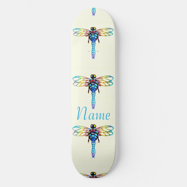 Skateboard dragonfly iridescente Thunder_Cove (Recto)
