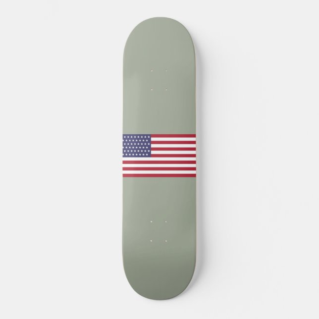 Skateboard Drapeau 51 étoiles des États-Unis d'Amérique (État (Recto)