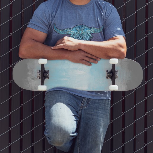 Skateboard Drapeau Abstrait de la Fierté Demiboy (Extérieur 3)