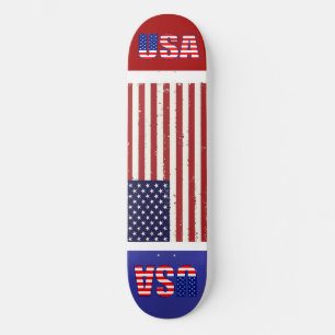 Skateboard Drapeau américain