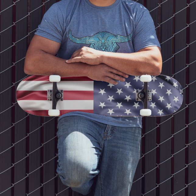 Skateboard Drapeau américain (America Flag Skateboard!)