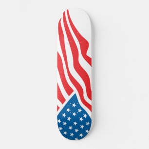 Skateboard drapeau américain - 4 juillet