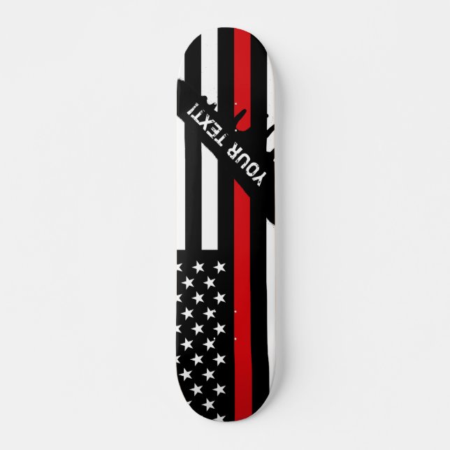 Skateboard Drapeau américain de style patriotique de (Devant)