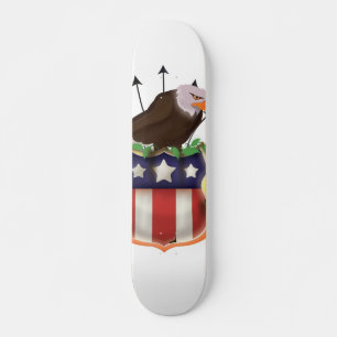 Skateboard Drapeau américain Golden Eagle Stars and Stripes