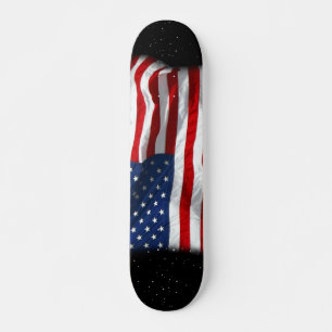 Skateboard Drapeau américain patriotique États-Unis