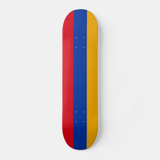Skateboard Drapeau arménien patriotique (Recto)