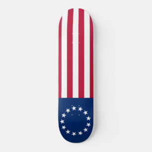 Skateboard Drapeau Betsy Ross des États-Unis