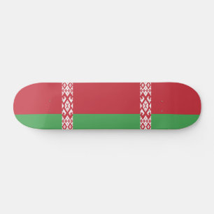 Skateboard Drapeau Biélorusse Patriotique