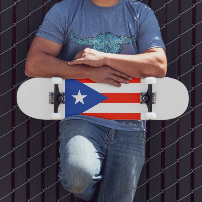 Skateboard Drapeau Boricua de Porto Rico 4Hector (Extérieur 3)