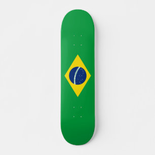Skateboard Drapeau Brésilien