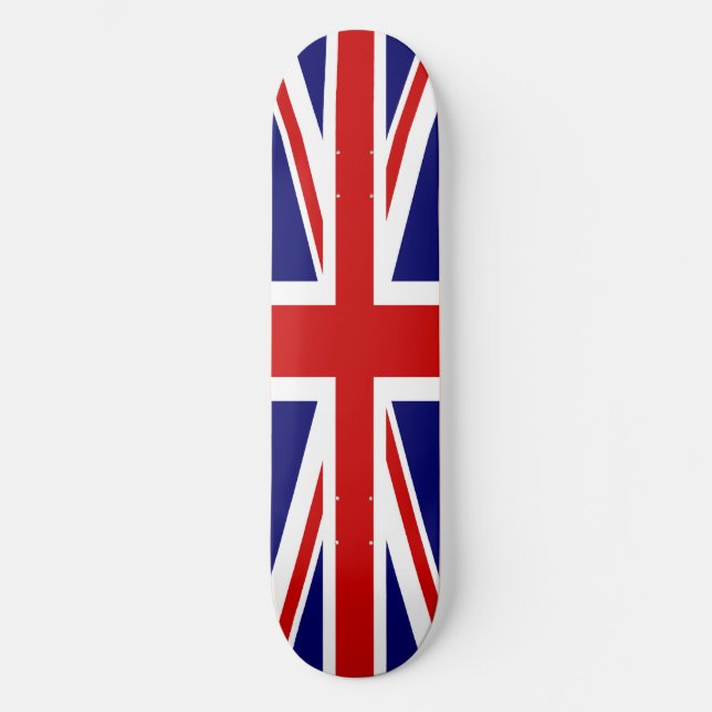 Skateboard Drapeau britannique Union Jack (Recto)