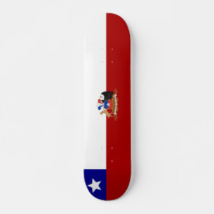 Skateboard Drapeau chilien
