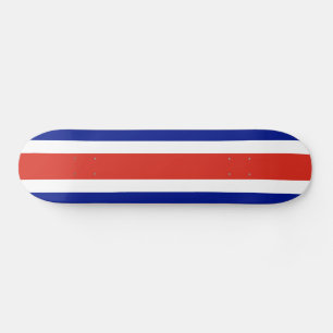 Skateboard Drapeau civil du Costa Rica
