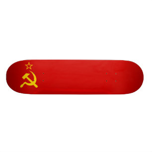 Skateboard Drapeau communiste de l'URSS faucille et marteau