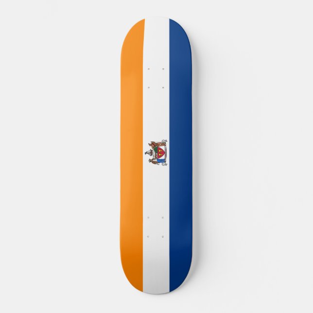 Skateboard Drapeau d'Albany (New York) (Recto)