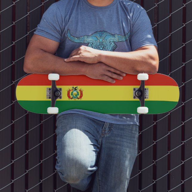Skateboard Drapeau de Bolivie (Extérieur 3)