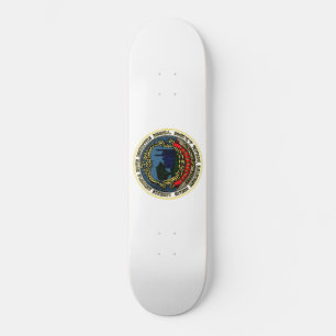 Skateboard Drapeau de Cambridge (Massachusetts)