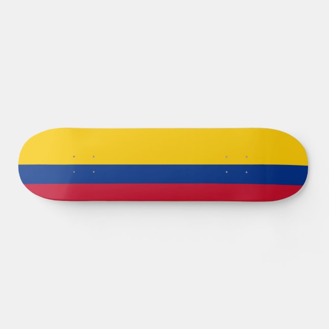 Skateboard Drapeau de Colombie (Horz)