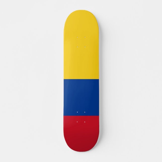 Skateboard Drapeau de Colombie (Devant)