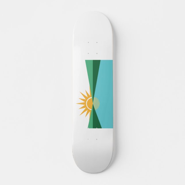 Skateboard Drapeau de Coral Springs, Floride (Devant)