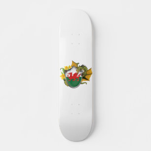 Skateboard Drapeau de dragon de Gallois