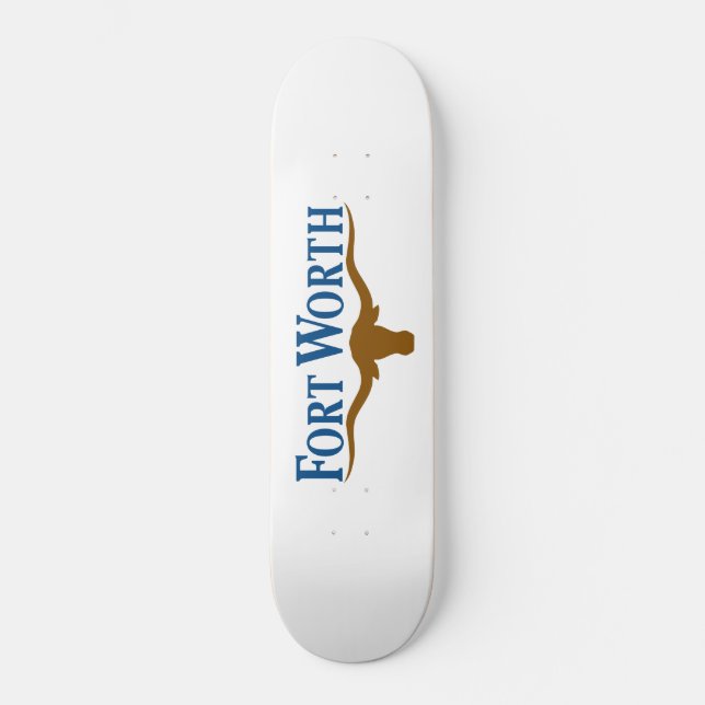 Skateboard Drapeau de Fort Worth (Texas) (Recto)