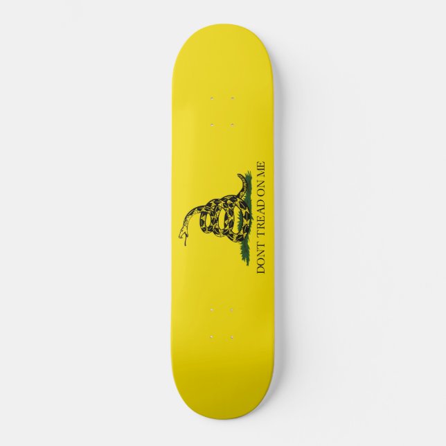 Skateboard Drapeau de gadsden (Ne pas me filer) (Drapeau de s (Recto)