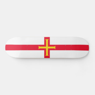 Skateboard Drapeau de Guernesey