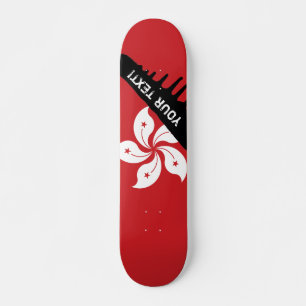 Skateboard Drapeau de Hong Kong