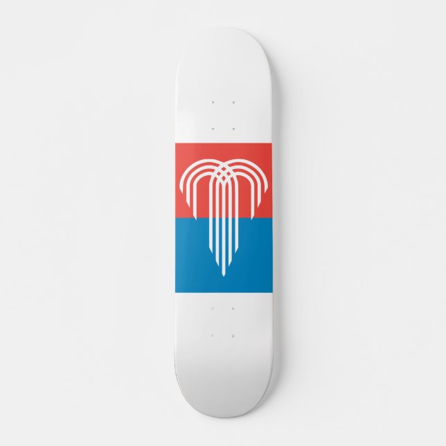 Skateboard Drapeau de Kansas City, Missouri (Devant)