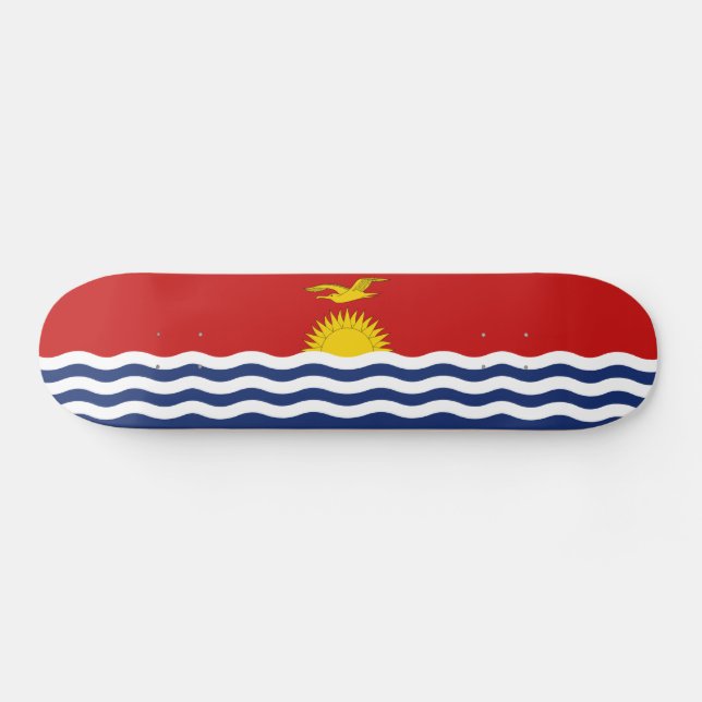 Skateboard Drapeau de Kiribati (Horz)