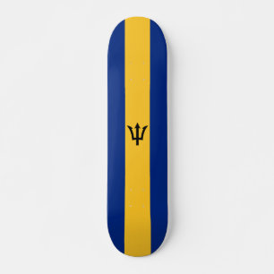 Skateboard Drapeau de la Barbade patriotique