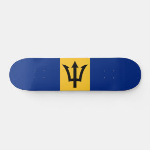 Skateboard Drapeau de la Barbade patriotique