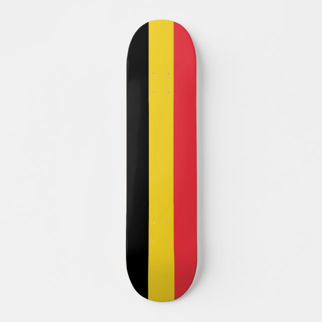 Skateboard Drapeau de la Belgique (Devant)