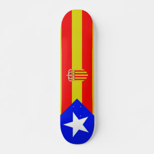 Skateboard Drapeau de la Catalogne