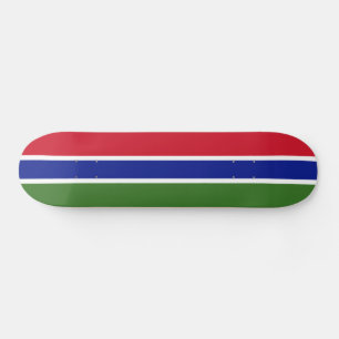 Skateboard Drapeau de la Gambie