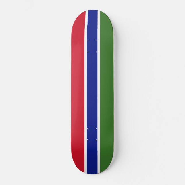 Skateboard Drapeau de la Gambie (Recto)