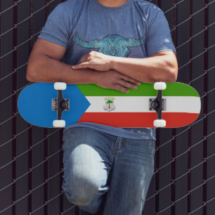 Skateboard Drapeau de la Guinée équatoriale