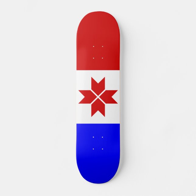 Skateboard Drapeau de la Mordovie (Recto)